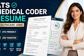 write CPC medical coder ats resume and medical billing resume for healthcare