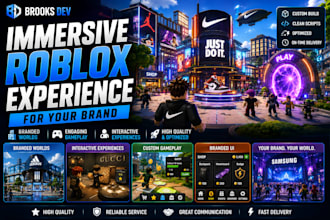 develop an immersive roblox experience for your brand