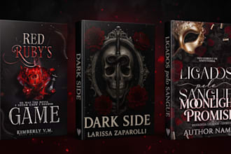 do gothic book cover, dark romance book cover, kindle cover, fantasy novel