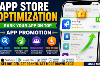 app store optimization rank your app on top app promotion mobile app promotion