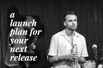 create and release a marketing plan for your music