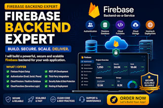 build webapps backend with firebase