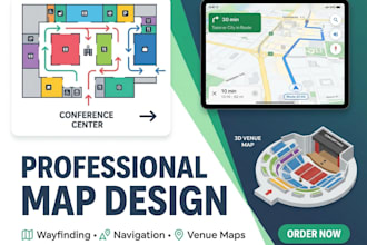 create professional wayfinding, navigation, and venue maps