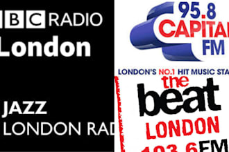 do a promotion and play your song on london radio
