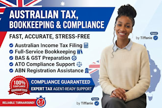 do australia tax filing, bookkeeping, bas, gst, and abn support