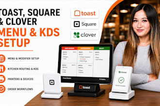 do toast pos setup, kds setup, and pos printer routing
