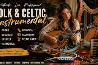 record mandolin and banjo for country bluegrass folk and americana tracks