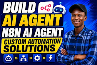build ai agent, n8n ai agent, custom automation solutions