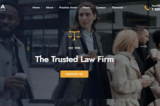 design wix immigration website law firm attorney visa legal services website