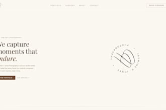 build a premium modern website