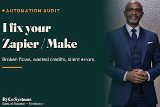audit and fix your messy zapier or make automations