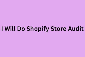 do shopify store audit