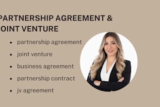 write your business partnership agreement,llc partnership joint venture contract