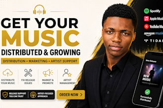 distribute your music, fix release issues and manage your music