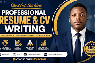 craft ats resume CV writing linkedin profile cover letter