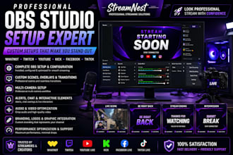 create a professional obs studio setup