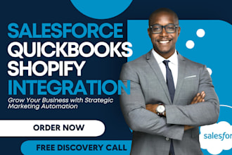 setup salesforce integration api zapier quickbooks shopify crm sync automation