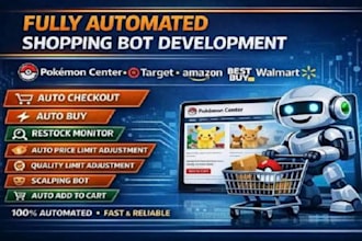 do auto purchase bot, pokemon bot, checkout bot, auto buying bot, shopping bot