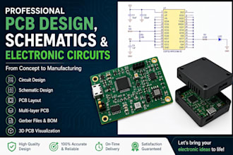 design professional pcb, schematics, and electronic circuits