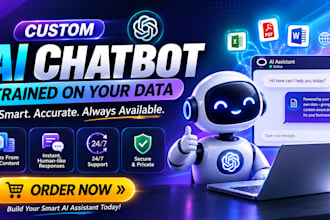 build ai chatbot, custom ai agent, rag chatbot, ai customer support bot