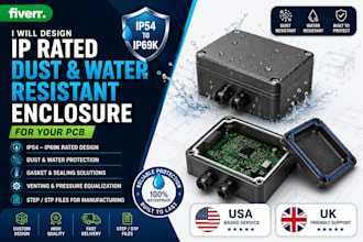 ip rated dust and water resistant enclosure for your pcb