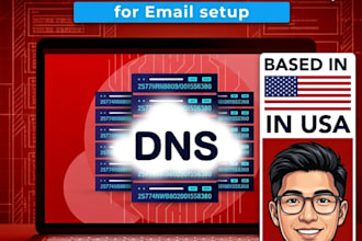 setup or fix spf, dkim, dmarc, cname, mx and dns record