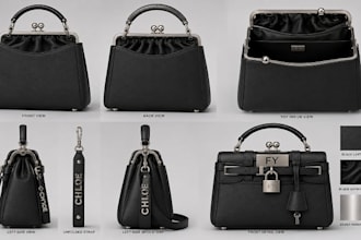 do handbag design  suitcase handbag tech pack purse design technical drawing