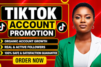 grow your tiktok followers with organic tik tok promotion