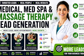 generate medical therapy leads med spa leads massage therapy leads