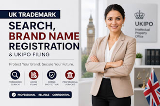 do UK trademark search brand name registration and ukipo filing