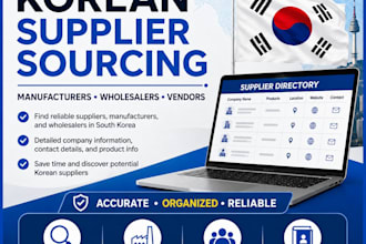 research korean suppliers manufacturers and wholesalers