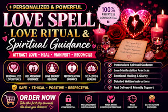 cast a love obsession spell using white magic