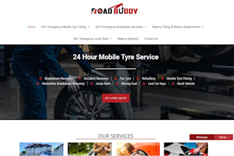 design squarespace trailer repair boat fleet wix roadside assistance website