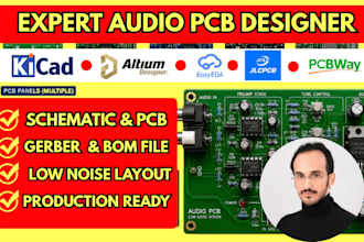 do low noise audio pcb,preamp,amplifier analog circuit for quality sound system