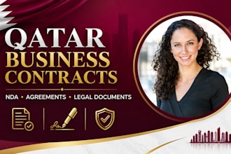 draft qatar business contracts, ndas, supplier and partnership agreements
