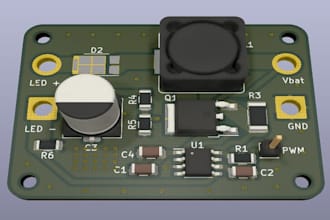 design a manufacturing ready led driver pcb for high power lighting