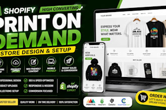 setup printify pod, printful print on demand store, shopify print on demand