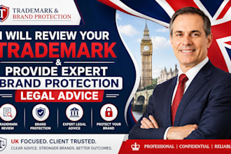 review trademark and provide expert brand protection legal advice for your brand