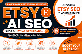 etsy shop manager etsy ai SEO, etsy listing optimization etsy audit
