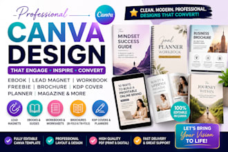 design professional lead magnet, lead magnet design, brochure design, workbook