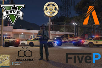 develop fivepd, lspdfr and nopixel inspired police rp server for fivem