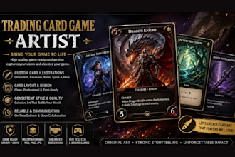 trading card game card game art board game design reusable card