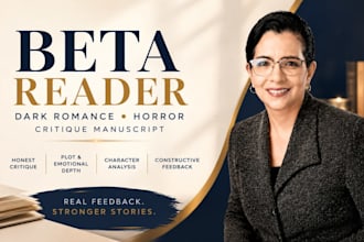 beta read dark romance critique manuscript horror beta reader