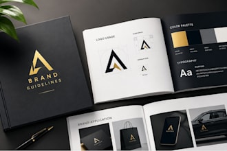 design professional brand usage guide, brand