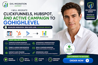 migrate clickfunnels hubspot and activecampaign to gohighlevel