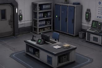 create stylized 3d game assets game props pbr textures in substance designer