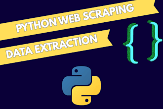 build custom python web scraper and automation script