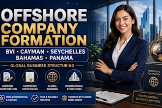 register your offshore company in bvi cayman seychelles bahamas and panama