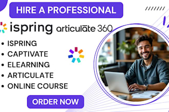 create an interactive elearning course with articulate, ispring and captivate