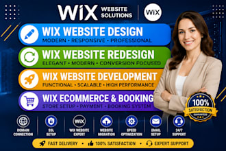 wix website redesign wix website design wix studio wix website development seo